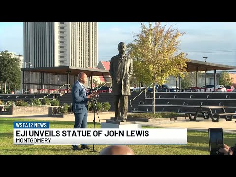 Equal Justice Initiative unveils new statue of Rep. John Lewis