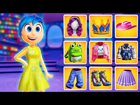 Inside Out 2: Joy Glow Up Into a Princess!