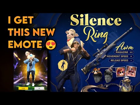 Free Fire New Event Silence Ring & I Get This New Emote 😍