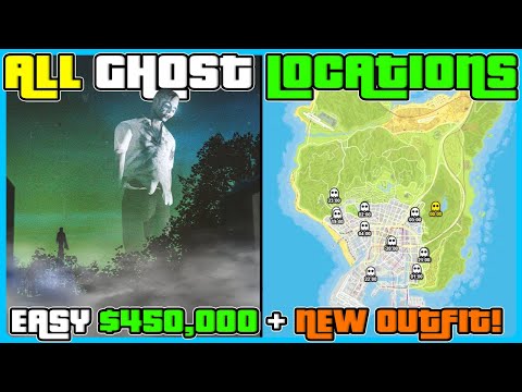 ALL GHOST EXPOSED LOCATIONS IN GTA 5 ONLINE 2024! EASY $450,000 WITH GHOST LIVERY