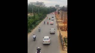 banglore highway traffic beautiful view #shorts