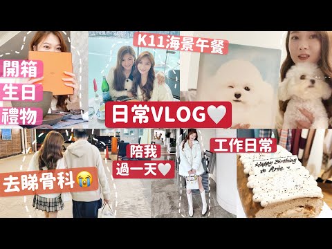 日常VLOG❤️K11海景午餐🌊開箱禮物🧡去睇骨科😭店舖日常😆🧸Heyman Lam🧸