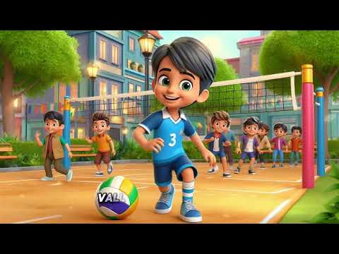 Playground Volleyball Magic: Fun Kids' Song to Sing and Play Along