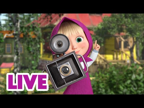 🔴 EN VIVO Masha y el Oso Castellano 👧 Las aventuas de Caperucita Rosa 🎀 Masha and the Bear