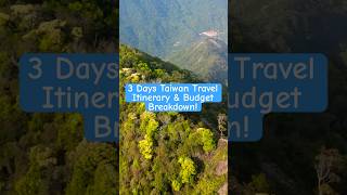 3 Days Taiwan Travel Itinerary & Budget Breakdown! #shorts #taiwan #travel