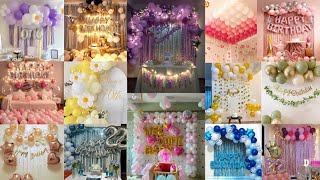 🎈🎉Balloon decoration ideas for birthday/Easy Birthday Decor/Balloon Decoration/Decorations