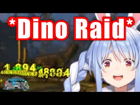 Pekora Fights Off HoloARK's First Dino Raid【Hololive/Usada Pekora】