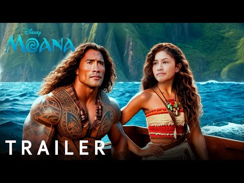 MOANA Live Action - Concept Trailer (2024) Zendaya, Dwayne Johnson | Disney