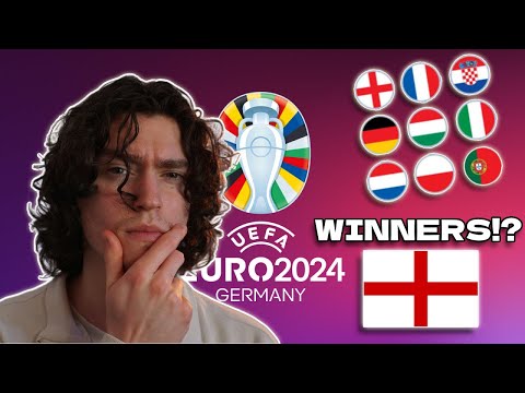 ASMR | My EURO 2024 Predictions ⚽️