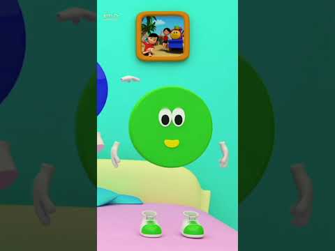 Five Little Shapes #shorts #kidssongs #nurseryrhymes #kidstvpreschool #rhymes