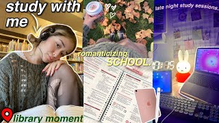 STUDY WITH ME VLOG ♡ how i study effectively + take notes! *this will motivate you*