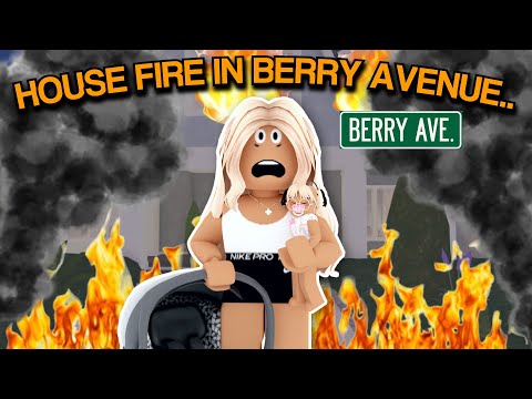 HOUSE FIRE IN BERRY AVENUE.. 🔥 Roblox Berry Avenue Roleplay