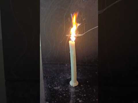 Candle Wax Experiment #experiment #scienceexperiments #ytshorts #candle #sciencefun