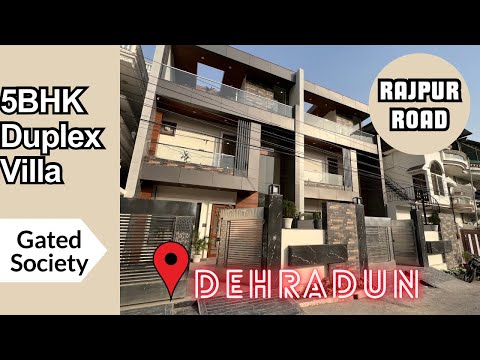 MDDA Approved 5BHK House for sale in Dehradun | Gated Society | Rajpur Road