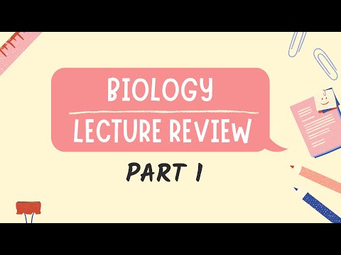 Biology Lecture Review | PART 1 | NMAT Review