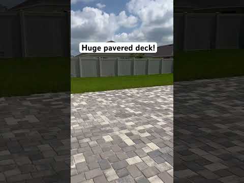 Massive 20x50 Brick Pavers Deck! Wow!! #homes #realestate #lakeland #lakelandflorida #realtor