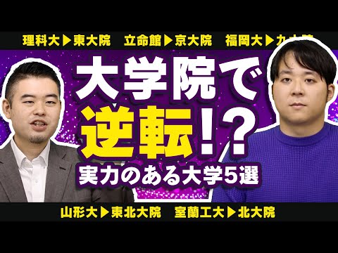 大学院で逆転できる大学5選