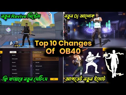 OB 40 আপডেটে কি কি পরিবর্তন হতে চলেছে? 🤯 OB 40 Update All Changes Free Fire | OB 40 Update Free Fire