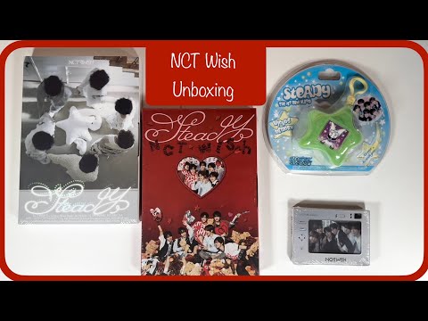 Unboxing: NCT Wish Steady [Finding Psyche, I Heart Wish, QR, and Wichu’s Memory Versions]