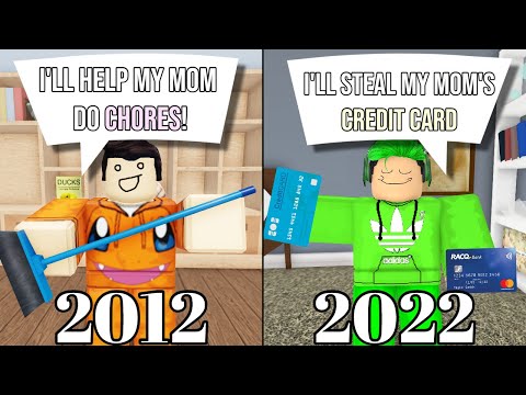 How Kids Get Their Robux 2012 vs 2022