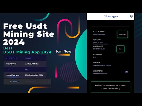 USDT Mining | how to get free usdt | free usdt mining site | best usdt mining app 2024 | free usdt