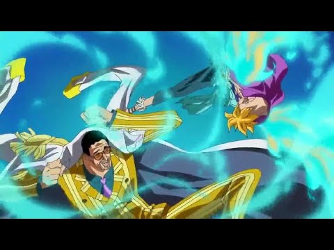 Marco the Phoenix vs Admiral Kizaru「4k」「60fps」║ One Piece