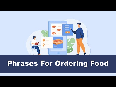 Phrases for ordering food