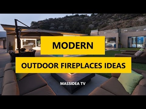 35+ Best Modern Outdoor Fireplaces & Patio Design ideas 2018