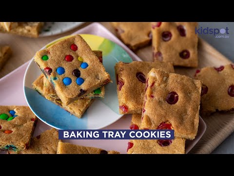 Baking tray cookies | Slices, Cookies, Brownies and Bar Recipes | Kidspot