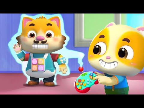 Baby Wants to Play with Daddy | Daddy Controller | Fun Cartoons | Kids Cartoon | Mimi and Daddy