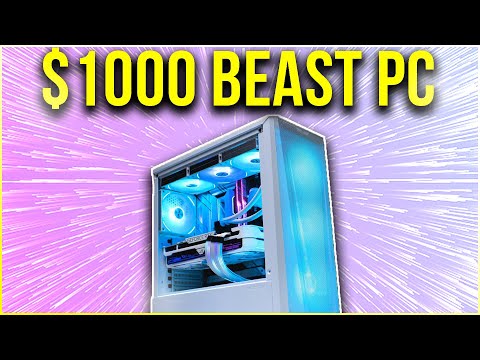 The Best $1000 RX 7800 XT "BEAST" Gaming PC Build 🤯