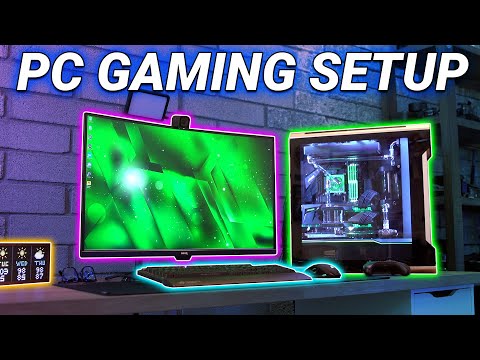 My Ultimate PC Gaming & Streaming Desk Setup! (2022)