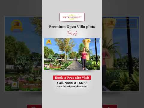 Premium villa plots for sale in Rudraram, Patancheru, Near Hyderabad-Mumbai Highway