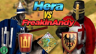 Lithuanians vs Teutons | 1v1 Megarandom | vs FreakinAndy | AoE2