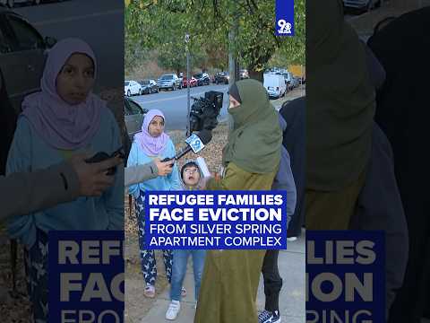 Afghan refugees facing homelessness after push for evictions in Maryland apartment complex