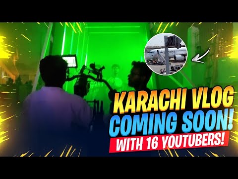 Karachi Shooting Vlog Coming Soon - @rufebhai @pindiboysAK @D60Gaming @HaBiBGaMinG5