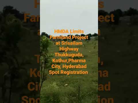 HMDA LIMITS FARMLAND PLOTS FOR SALE,THUKKUGUDA, PHARMA CITY.@HYD 9618533690