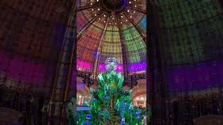 Soon, Galeries Lafayette will be dressed in festive lights, turning Paris 🇫🇷 into a holiday wonder