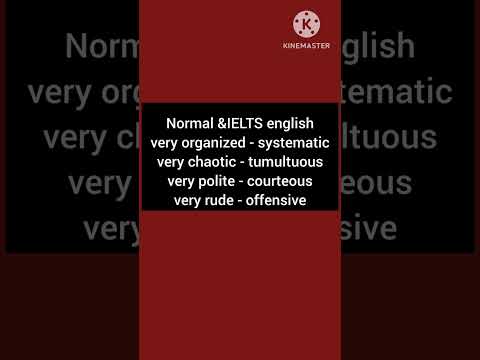 Normal and IELTS English