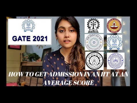 How to get admission in IIT with an average/low GATE SCORE?(450-650)