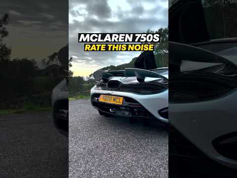 Rate the sound of this McLaren 750S 🔊