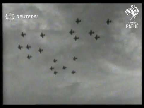 Paramount War Correspondent films bombing raids on northern France from American Marauders...(1943)