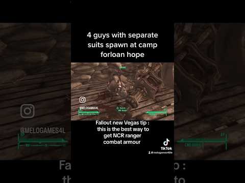 Fallout new Vegas tip : this is the best way to get NCR ranger combat armour