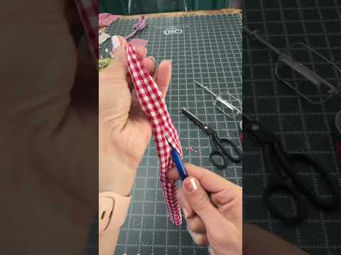 DIY bow for a little girl | EASY sewing project