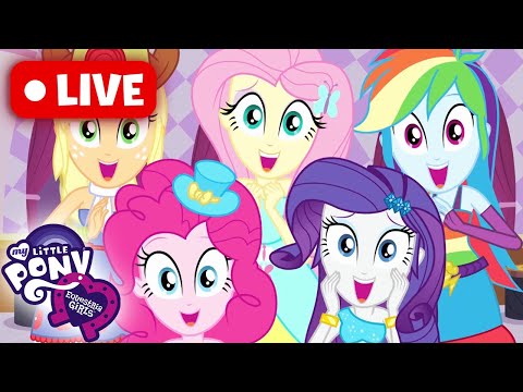 🔴 Equestria Girls Live: MOVIE NIGHT MARATHON🎥 | Full Movies Children's Cartoon