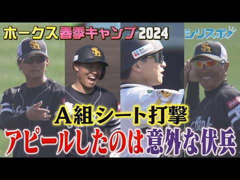 Ａ組シート打撃　アピールしたのは意外な伏兵【シリスポ！ホークスこぼれ話】