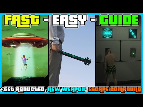 HOW TO GET ABDUCTED BY UFO & GET THE NEW SHOCKER WEAPON & ESCAPE BUNKER IN GTA ONLINE!