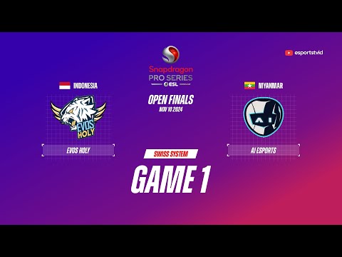 AI Esports vs EVOS Holy GAME 1 Snapdragon Pro Series Season 6 | AI VS EVHL ESPORTSTV