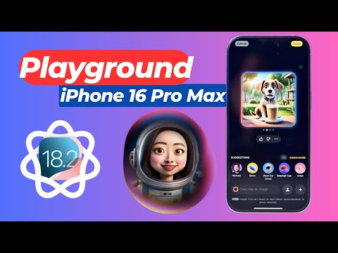 How to Use Apple Intelligence: Image Playground in iOS 18.2 | Playground on iPhone 16 Pro Max