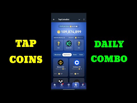 Tap Coin Daily Bounty 14 November | Tap Coin Daily Combo Today | Daily Bounty TapCoin